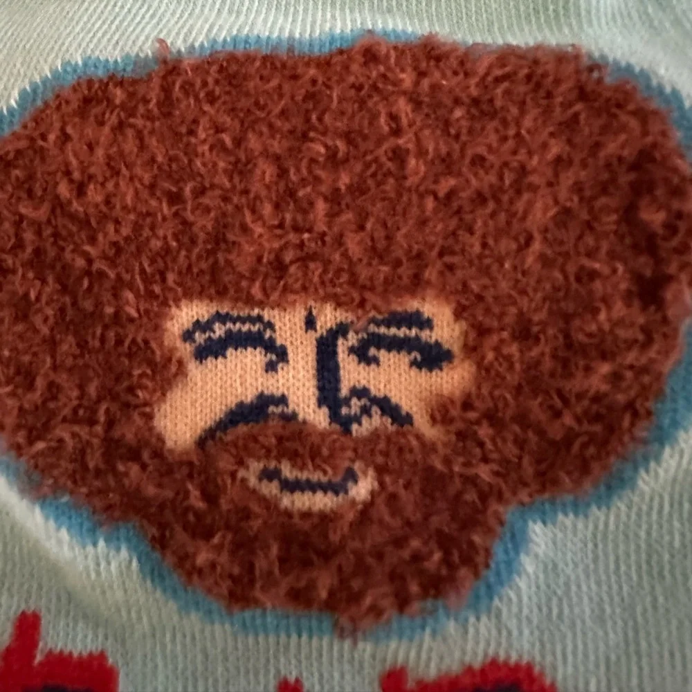 Bob Ross Joy of Painting crew socks